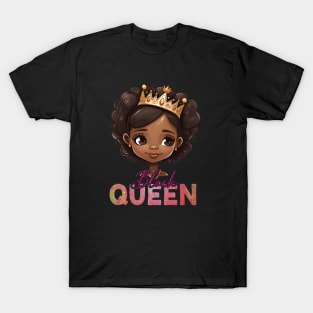 Black Queen, Black Queen, Black Woman, Black History T-Shirt